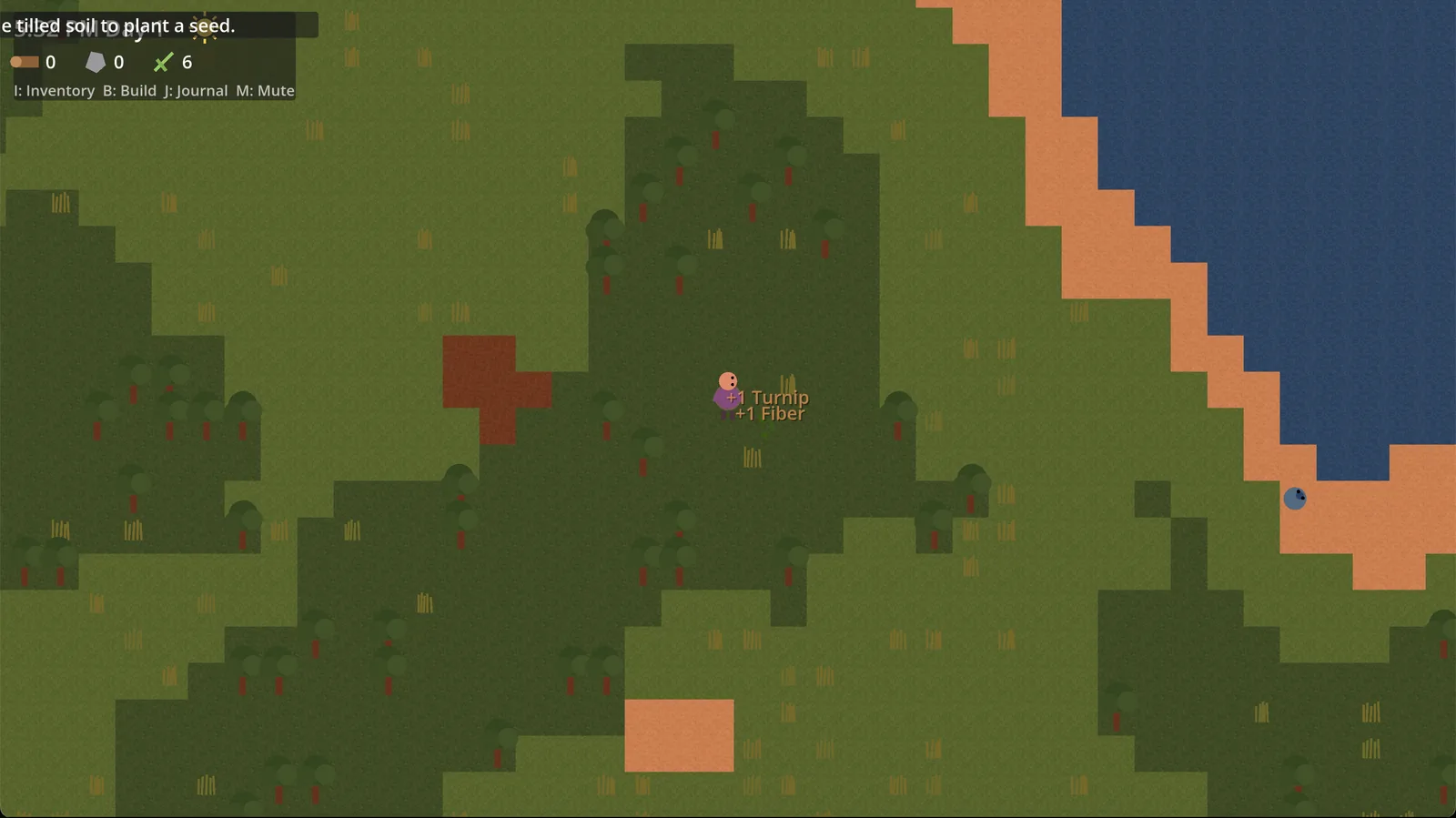 Using an ability at golden hour in Islet, with floating text feedback.
