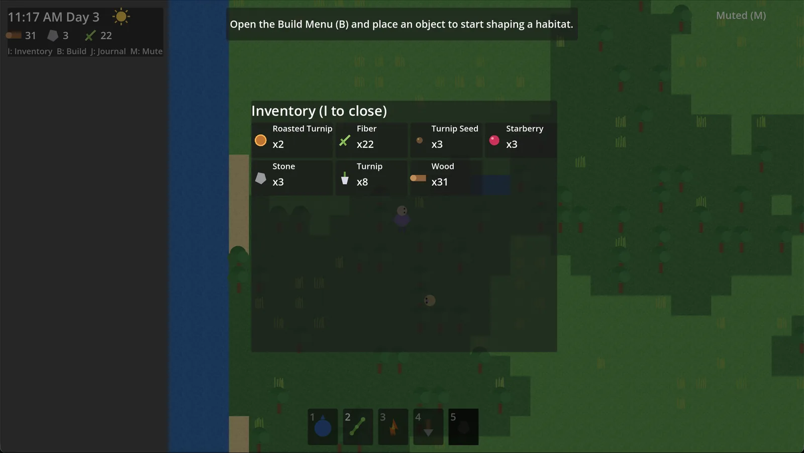Sonnet's inventory screen in Islet.
